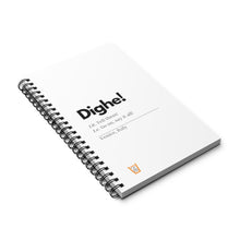 Load image into Gallery viewer, "Dighe" Spiral Journal (Europe orders only)