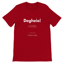 Carica l'immagine nel visualizzatore di Gallery, "Degheio" Premium Unisex Crewneck T-shirt