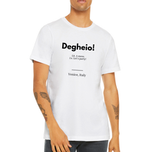 Carica l'immagine nel visualizzatore di Gallery, "Degheio" Premium Unisex Crewneck T-shirt