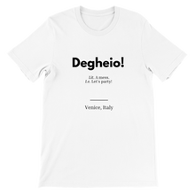 Carica l'immagine nel visualizzatore di Gallery, "Degheio" Premium Unisex Crewneck T-shirt