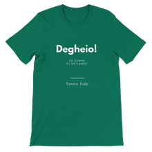 Carica l'immagine nel visualizzatore di Gallery, "Degheio" Premium Unisex Crewneck T-shirt