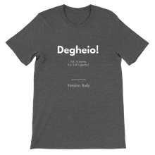 Carica l'immagine nel visualizzatore di Gallery, "Degheio" Premium Unisex Crewneck T-shirt