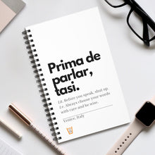Carica l&#39;immagine nel visualizzatore di Gallery, &quot;Prima de parlar tasi&quot; quaderno a spirale  (solo ordini EUROPEI )
