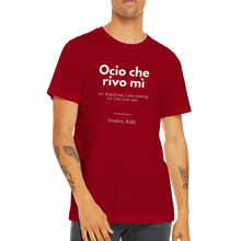 Carica l&#39;immagine nel visualizzatore di Gallery, &quot;Ocio che rivo mi`&quot; Premium Unisex Crewneck T-shirt
