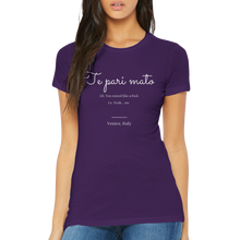 Load image into Gallery viewer, &quot;Te pari mato&quot; Premium Womens Crewneck T-shirt
